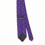 Back Back Detail of Vintage 1990's J.Crew Olives Geometric Patterned Tie