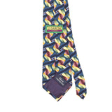 Back Back Detail of Vintage 1990's Jerry Garcia Mesa Geometric Patterned Tie