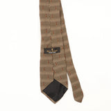 Back Back Detail of Vintage 1990's Bill Blass Waves Geometric Patterned Tie
