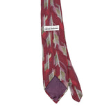 Back Back Detail of Vintage 1990's Geometric Patterned Tie