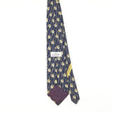 Back of Vintage 1990's Valentino Geometric Patterned Tie