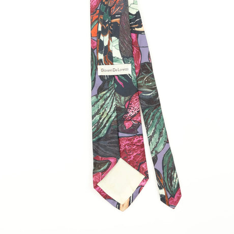 Back Detail of Vintage 1990's Abstract Patterned Tie