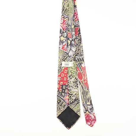 Back of Vintage Abstract Patterned Tie