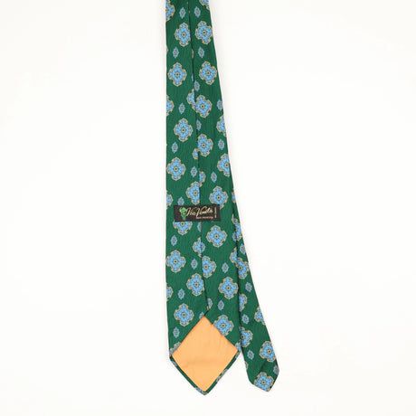Back Back of Vintage 1980's Geometric Patterned Tie