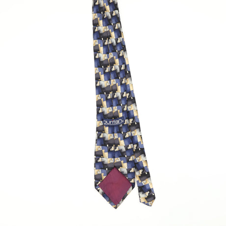 Back Back of Vintage 1990's Puritan Geometric Patterned Tie