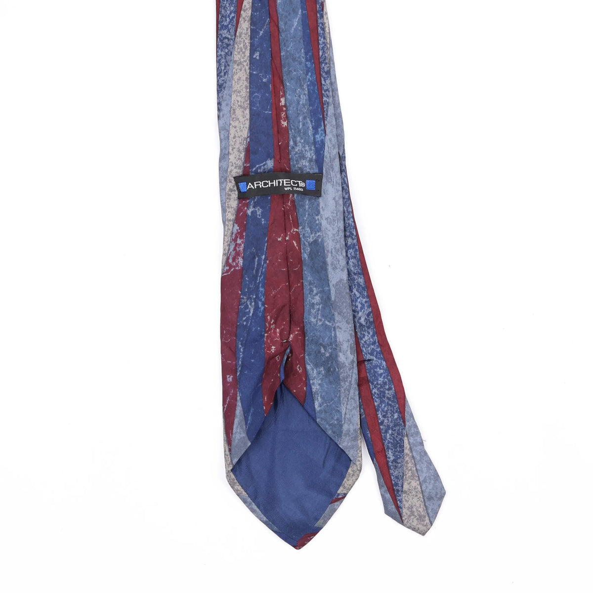 Back Back Detail of Vintage 1990's Abstract Patterned Tie