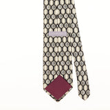 Back Detail of Vintage 1990's Geoffrey Beene Geometric Patterned Tie