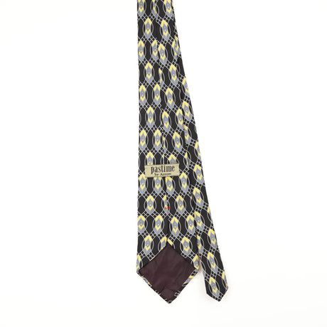 Back Back of Vintage 1990's Geometric Patterned Tie