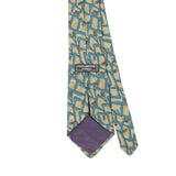 Back Back Detail of Vintage 1990's Guy Laroche Abstract Patterned Tie