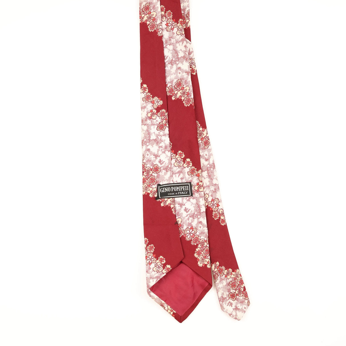 Back of Vintage 1980's Abstract Patterned Tie