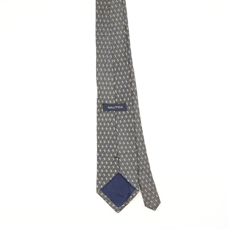 Back Back of Vintage Nautica Geometric Patterned Tie