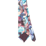 Back Back Detail of Vintage 1990's Manhattan Floral Patterned Tie
