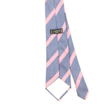 Back Detail of Vintage 1990's Lanvin Striped Patterned Tie