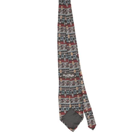 Back Back of Vintage 1990's Geometric Patterned Tie