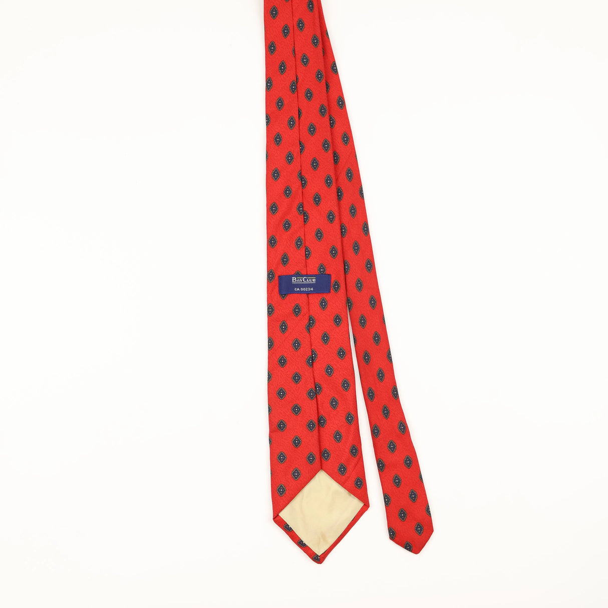 Back of Vintage 1990's Geometric Patterned Tie