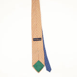 Back Back of Vintage 1990's Tommy Hilfiger Sailing Boats Geometric Patterned Tie