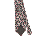 Back Detail of Vintage 1990's Geometric Patterned Tie
