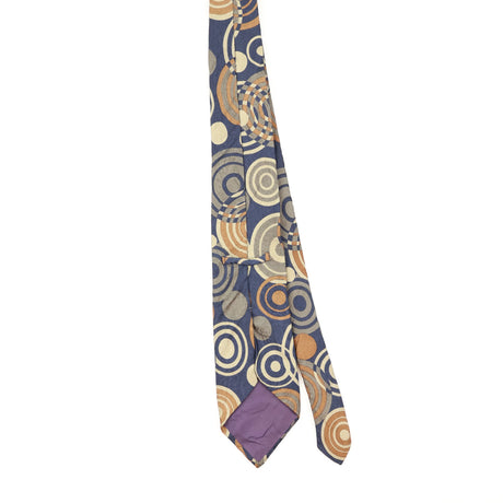 Back of Vintage 1990's Geometric Patterned Tie
