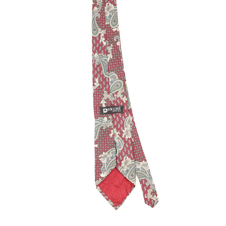 Back of Vintage 1990's Don Loper Paisley Patterned Tie