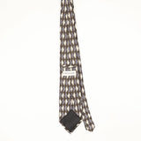 Back Back of Vintage 1990's Pierre Cardin Diamonds Geometric Patterned Tie