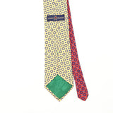 Back Detail of Vintage 1990's Tommy Hilfiger Geometric Patterned Tie