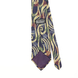 Back Detail of Vintage Abstract Patterned Tie