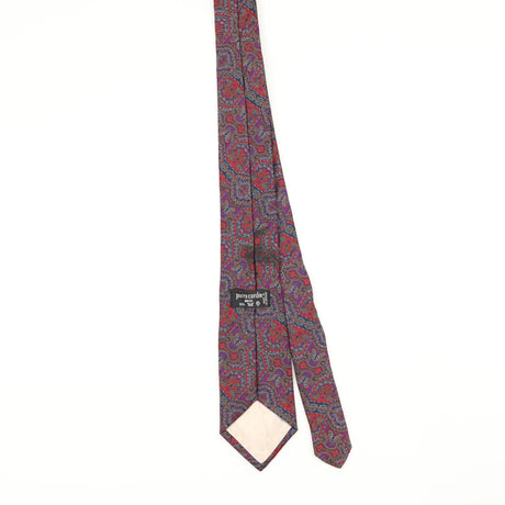 Back of Vintage 1990's Pierre Cardin Paisley Patterned Tie
