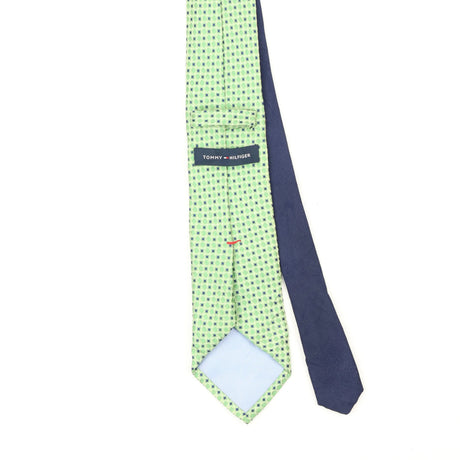 Back Back Detail of Vintage Tommy Hilfiger Geometric Patterned Tie