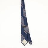 Back Back of Vintage 1990's Striped Patterned Tie