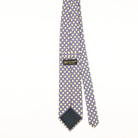 Back of Vintage 1990's Geometric Patterned Tie