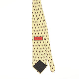 Back Back of Vintage 1990's Bill Blass Geometric Patterned Tie