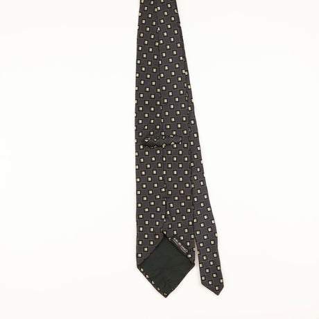 Back of Vintage 1990's Murano Geometric Patterned Tie