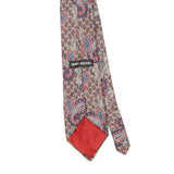 Back Back Detail of Vintage 1990's Henry Grethel Paisley Patterned Tie