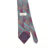Back Detail of Vintage 1990's Geometric Patterned Tie