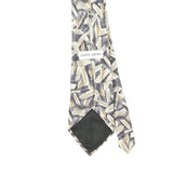 Back Back Detail of Vintage 1990's Pierre Cardin Abstract Patterned Tie