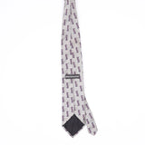 Back Back of Vintage 1990's Geometric Patterned Tie