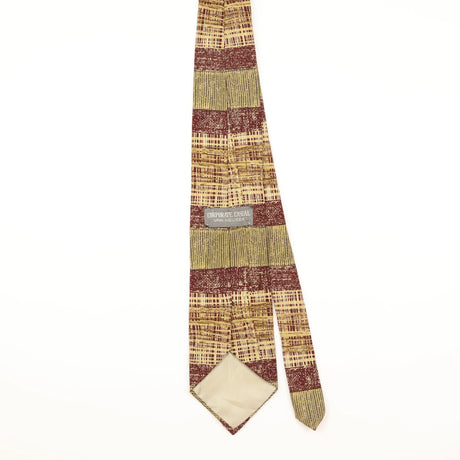 Back of Vintage 1990's Van Heusen Striped Patterned Tie