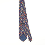 Back of Vintage 1990's Tie Rack Beaufort Geometric Patterned Tie