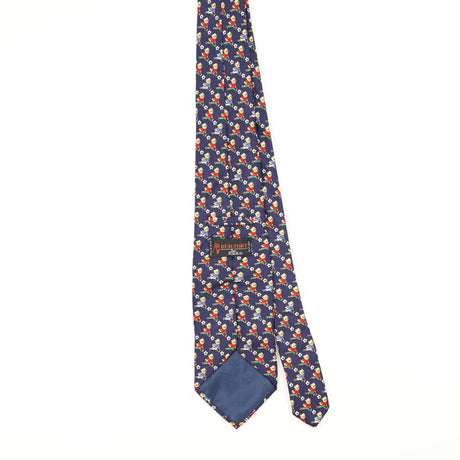 Back of Vintage 1990's Tie Rack Beaufort Geometric Patterned Tie