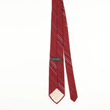 Back of Vintage Christian Dior Striped Patterned Tie