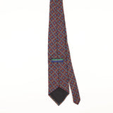Back of Vintage 1990's Claybrooke Geometric Patterned Tie