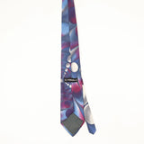 Back Back of Vintage 1990's Circles Geometric Patterned Tie