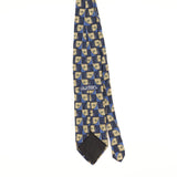 Back of Vintage 1990's Puritan Geometric Patterned Tie