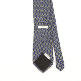 Back Detail of Vintage 1990's Geometric Patterned Tie