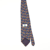 Back Back of Vintage 1990's Van Heusen Pilot Geometric Patterned Tie