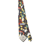 Back Back of Vintage 1990's Kenzo Abstract Patterned Tie