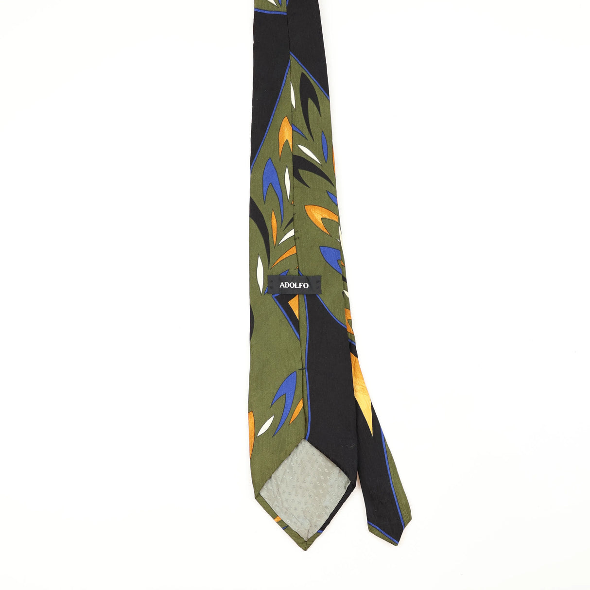Back Back of Vintage 1990's Abstract Patterned Tie