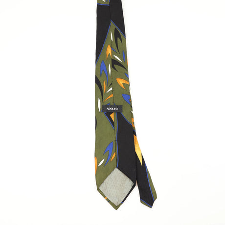 Back Back of Vintage 1990's Abstract Patterned Tie