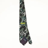 Back Back of Vintage 1990's Jerry Garcia Bee Hive Abstract Patterned Tie