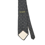 Back Back Detail of Vintage 1990's Polka Dot Patterned Tie